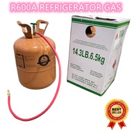 R600A GAS REFRIGERATOR COMPRESSOR GAS PETI AIS BARU GAS 14.3LB 6.5KG