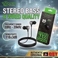 [EARPHONE] DMES 1M STEREO BASS EARPHONE DR1