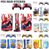 PS5 Standard Disc and PS5 Digital Edition Console Controllers DP Skin Sticker Decals PS5 Console and Controllers