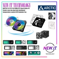 ARCTIC F12 P12 P14 PWM PST black white PC Cooler case fan dual ball intelligent temperature control 