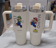 全新 Super Mario Run 水樽 水壺 飲水杯 超級瑪利歐 Luigi 連吸管