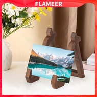 [FlameerMY] Wooden Plate Holder Plate Stand Cook Book Holder Picture Frame Photo Stand for