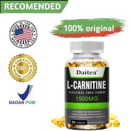 L Carnitine 1500mg L- Carnitine 120 Capsules Fat Burner Pembakar Lemak