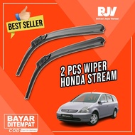 2pcs Frameless Car Wipers - Honda Stream 2000-2006 - 1st Generation Stream