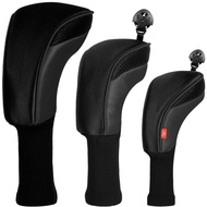 Golf Club Head Cover for Driver Fairway Hybrid 3 Pcs Woods Headcovers, Golf Accessories Head Covers 