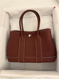 🔥Hermes Mini Garden Party Rouge H  Stamp G