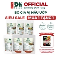 Combo of 10 Dh Foods Pho Seasoning Packets - Beef Pho Seasoning, Chicken Pho, Hue Beef Noodle Soup S