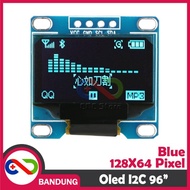 MyCNC - OLED LCD BLUE 0.96CU I2C 128X64 DISPLAY MODULE biru