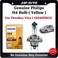 1 Biji x Philips H4 Bulb / Lampu Depan Mentol - 30% More Brightness ( Yellow ) - Perodua Viva ( 1234