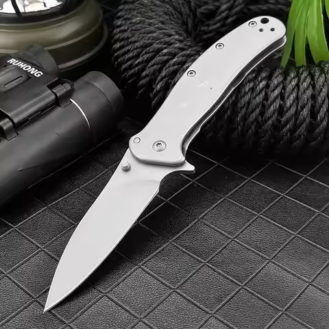 1730 Pocket Folding Knife Bushcraft Tool Survival EDC Carrying Outdoor Fishing Knife 8Cr13Mov Blade 