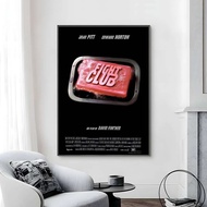 M-Movie F-Fight Club Poster Canvas painting poster with prints Home bedroom living room decoration g
