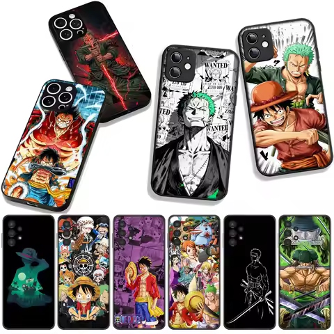 Roronoa Zoro Luffy One Piece Anime Phone Case for Xiaomi Poco F7 F6 F8 Ultra F5 X7 X6 X5 M6 M7 M8 Pr