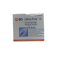 BD Ultra-Fine II Insulin Syringe 0.5ml (30Gx8mm) 100PCS/BX