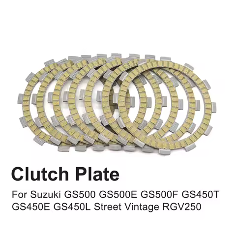 For Suzuki GS500 GS 500E 500F 450T 450E 450L Street Vintage RGV250 Motorcycle Clutch Friction Disc P