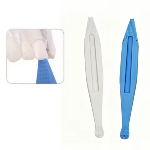 1Pcs Dental Teeth Fracture Detector Damage Explorer Tooth Cleft Crack Detector for Crown Bridge Blue