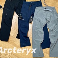 外國預訂優惠 3色選 arc teryx 始祖鳥 戶外機能拉鍊口袋長褲