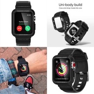 全新Spigen Apple Watch Series 3/2/1 (38mm) Rugged Armor Pro保護殻 [黑]！現貨可面交