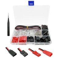 【♚】400pcs Connector 2/3 Pin Female Male Kit for JR JST SYP Futaba Male Female Jumper Cable Plug for