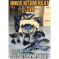 (15ITEM) YAMAHA LC135 V8 FUEL INJECTION INNER COVER SET VDOCTOR 100% ORIGINAL LC V8 FI FULL COVER SE