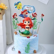 Basercell - Princess Ariel Mermaid Action Figure Ariel Mermaid Cake Topper/