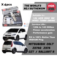 Japan NGK Premium RX Spark Plug - Mitsubishi Colt Z27AG Z37A 1.5L 4G15 Mivec Turbo CZT RALLIART Version R ( 2004–2013 )