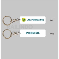GANTUNGAN CUSTOM ACRYLIC KEYCHAIN WITH Name, LOGO, PICTURE, COLOR, AND WRITING (2 Sides - Area Name 
