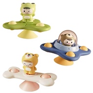 Baby Spinner Toys Cute Baby Toys Suction Cup Spinner Montessori Kids Cute Cartoon Animals Spin Bath 