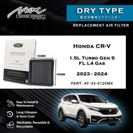Honda CR-V 1.5L Turbo Gen 5 FL L4 Gas 2023 to 2024 33-5120MX Max Racing Performance Drop-in Dry Air 