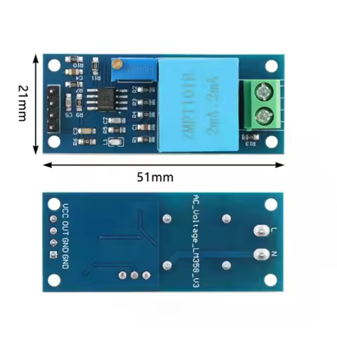 ZMPT101B - A single-phase AC active output voltage sensor module for mutual inductance amplifier in 