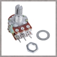 [M G L O] 1 pcs silver metal B50K 50K ohm 6-pin dual trim potentiometer 3.8*2.8*1.7cm