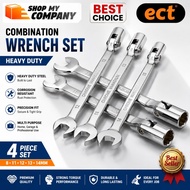 ECT Flexible Combination Socket Wrench Swivel-Socket Combination Wrench 8mm-19mm