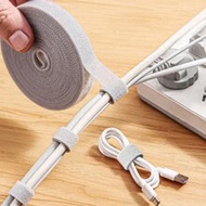 3 M/5 M/10 M CABLE Organizer Hook-And-LOOP ลวดผูกหัวเข็มขัดสำหรับยึดคอมพิวเตอร์สายไฟและสายไฟบนเดสก์ท