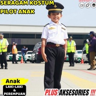 Complete Clothes for Children's Police Shows, Pilots, Kindergarten, Elementary School, Early Childho