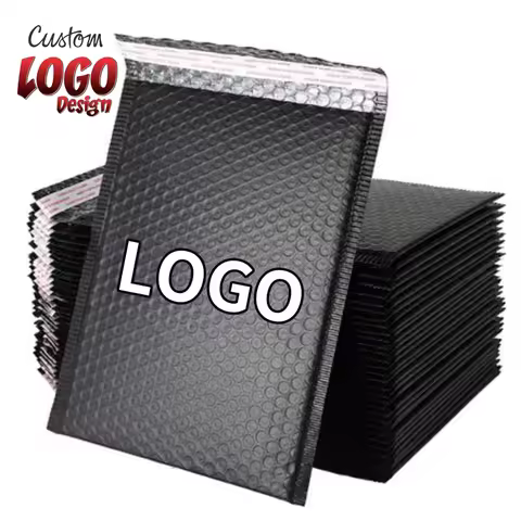 Custom logo bubble mailers eco friendly color shipping packaging bag poly bubble mailer padded envel
