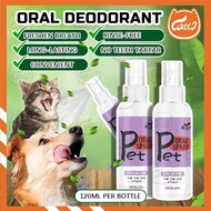 CATTO 120ml Pet Oral Deodorant Spray Cat Dog Teeth Bad Breath Cleansing Pet Toothbrush Penyembur Mul