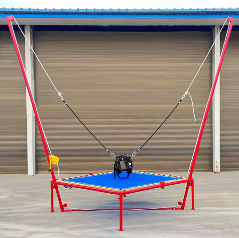 2025 Hot Sale Cheap Kids Bungee Jumping Outdoor Durable extreme Sport Bungee Jumping Plaza Commercia