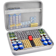 Battery Organizer Case, Batteries Storage Holder Container with Tester Checker. Garage Organization 