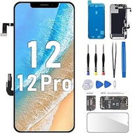 for iPhone 12 Screen Replacement 6.1" for iPhone 12 Pro with Ear Speaker and Proximity Sensor 12pro 