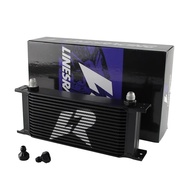 Oil Cooler Universal LR 16 Row AN8 Stacked Plate AN6 Adapter Transmission Engine Aluminium Radiator 
