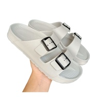 Rumahkaki - Sendal Slip On Wanita Dewasa Sendal Slop Ban Dua Gesper Bahan Karet EVA Ringan Awet
