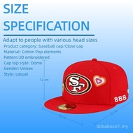 【COD】49ERS Rainbow Heart Closed cap For Men Fashion backward cap Baseball Cap High Quality DLSK