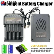 CHINK Intelligent Battery Charger Durable Portable Rechargeable Fast Charging Dock for 3.7V Rechargeable Li-Ion Batteries 18650