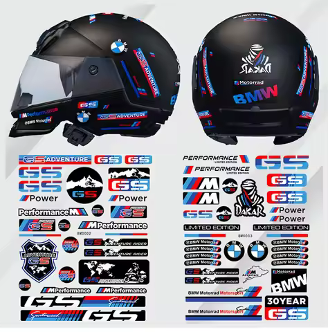 Motorcycle Helmet Car Body Fuel Tank Decorative Reflective Stickers For BMW M E46 E36 E34 F10 E90 F3