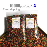 Gfkty 40000 stücke 9-11mm Kristall boden Hydrogel Gel polymer Wasser perlen orbiz Blume/hochzeit/dek