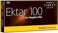 KODAK 831 4098 Ektar 100 Professional ISO 100, 120mm, Color Negative Film (5 Roll per Pack) Yellow