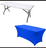 Sarung Meja Banquet Spandex Meja 6x2.5 Full Elastic Banquet Table Cloth