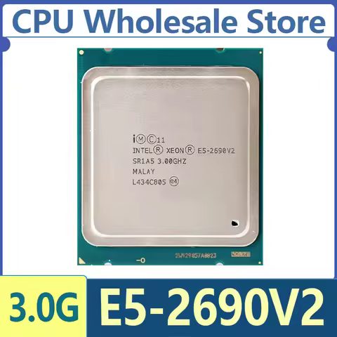 Intel Xeon E5-2690V2 E5 2690V2 E5 2690 V2 3.0 GHz Used Ten-Core Twenty-Thread CPU Processor 25M 130W