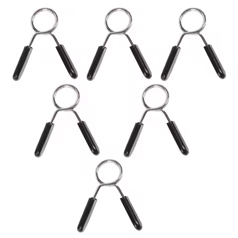 Weight Bar Clamps Heavy Duty Spring Clips for Weightlifting Dumbell Bars Collars
