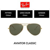 Ray-Ban AVIATOR LARGE METAL | RB3025 001/58 | Unisex Global Fitting | POLARIZED Sunglasses | Size 62mm