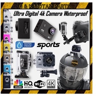 4k Ultra pro action waterproof camera recorder wifi sport cam car & motorcycle go-pro hi cam 4000k r